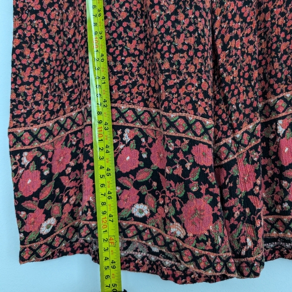 Free People Bohemian Country Sleveless Culotte Jumpsuit Sz M - Picture 14 of 15